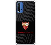 Funda original compatible con Xiaomi Redmi 9T/Pocophone M3 - Sevilla Trama Gris sobre fondo Negro SS18-19