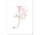 Baby Poster Name Personalized Girl Bedroom Kids Room Decoration Chambre bebe Fille Toile Murale Affiche Cuadros Decor