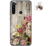 Tumundosmartphone Funda Gel Tpu para Xiaomi Redmi Note 8T diseño Madera 08 Dibujos