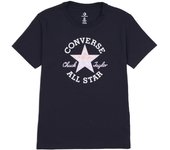 Camiseta Converse Chuck Patch Infill Mujer Negro