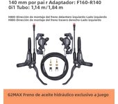 XOD Hydraulic Disc Brake for Electric Scooters & E-Bikes , XD-H800 / XD-H880 – Compatible  KuKirin G2 G2MAX G3PRO G4 G5