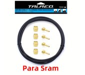 Hydraulic Disc Brake Hose Tube Pipe Housing For Shimano SM-BH59/90 W/4 Pair Compression Bushing&Needle For Terktro Magura Sram