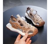 Kids Summer Shoes Girls Outdoor Protecting Toes Beach Sandal Water Shoes Casual Pink Non-slip Children Shoes Breathable Boys
