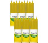 Pack3 V3C 200x20mm – PANDAHOME Vela de Citronela – Protección Natural contra Mosquitos, Diseño Decorativo en Terracota/Bambú/Cristal, Ideal para Interior y Exterior