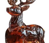 Botella de whisky con forma de animal salvaje 2025, divertido decantador de whisky, regalo para hombres, papás y esposos, vasos de whisky grabados únicos, decoración de bar para amantes del whisky (C)
