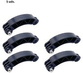 Extension Rod Short Curved Rod Helmet Bracket Extended Curved Rod For GoPro Hero 11 10 9 SJCAM AKASO EKEN YI Action Camera