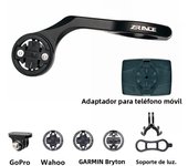 ZRACE Bicycle Computer Out front Mount Holder for integrated handbar/Stem/handbar,iGPSPORT / Garmin/Bryton/GoPro/Mobile phone