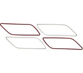 4Pcs/set Stainless Steel Car Door Handle Decoration Trim Ring Sticker Case for Audi A3 8V 2013-2019 Stickers Accessories