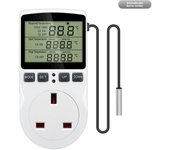 Timer Socket Thermostat Digital Temperature Controller EU Plug Outlet With Timer Switch Heating Cooling AC 110V~230V