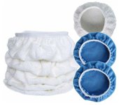 Pack de 7 fundas abrillantadoras para coche 220-250mm