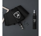 Lluvia a prueba de viento 10-Bone Auto Logo Umbrella