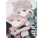 MERCHANDMANIA ALFOMBRILLA PEQUEÑA malabaristas circo mmorpg jrpg anime hermanos mousepad raton videojuego juego waifu
