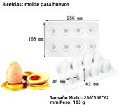 Large 3D Breakable Easter Egg Surprise Chocolate Molds Easter Eggs Chocolate Silicone Molds Egg Mold for Diy Easter Decorations