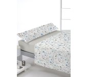 ILOVEHOME - Juego de sabana Reig Marti, Juego de 3 piezas, Sabana encimera, Bajera, Funda de almohada,Diseño estampado, Cama 90, 135, 150, Adaptable hasta para colchones de 30 cm.