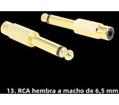 5pcs NEW Audio Earphone Headphone Splitter Adapter 3.5mm to 2 Earbuds Stereo Headse 6.35MM TO rca male to female 6.5