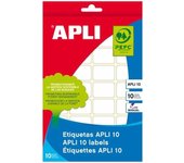 APLI - 01639 etiqueta autoadhesiva Rectángulo Permanente Blanco 420 pieza(s) 01639