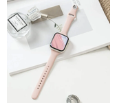 Slim Silicone strap for Apple watch ultra 44mm band 41mm 45mm correa 38mm 40mm 49mm Sports bracelet iWatch serie 8 7 6 5 se 4 3