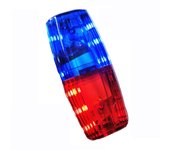 Red&Blue LED Strobe Warning Light Police Shoulder Clip Flashlight Outdoor Running Light USB Rechargeable Safety Helmet Work Lamp