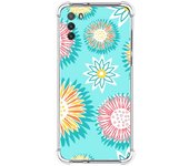 Funda Silicona Antigolpes para Xiaomi POCO M3 / Redmi 9T diseño Flores 05 Dibujos