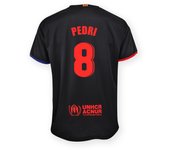 FC Barcelona Camiseta 2ª Equipación 2024/25 Replica con Licencia Oficial - Dorsal 8 PEDRI - Adulto