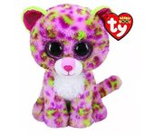 Peluche de Lainey el leopardo multicolor de TY Beanie Boos con 15 cm