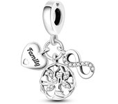 Silver Plated Rainbow Sunflower Beads Animal Elephant Pendant Charms Fit Original Bracelet For Women