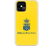 Funda original compatible con iPhone 12 - 12 Pro - Las Palmas Escudo Azul Fondo Amarillo