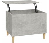 vidaXL Mesa de centro madera contrachapada 60x44,5x45 cm Blanco, Negro, Blanco brillante Mesita de Salón o Comedor o Auxiliar Mesa de Café Meuble Salón