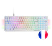 Mars Gaming MKPRO, Teclado Mecánico Gaming Completo, RGB Chroma, Switches Hot-Swap Mecánicos, Antighosting, Rueda de Control, Software Avanzado, Multiplataforma, Switch Silent , Idioma Español, Francés, Portugués, Italiano o Americano, Blanco
