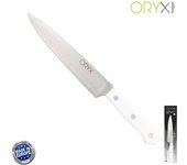 Cuchillo husky verduras 17 cm. hoja acero inoxidable, cuchillo verduras, cuchillo cortar verduras mango ergonomico blanco