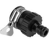 Conector de grifo de agua universal para conector rápido de manguera de jardín, conector de manguera de grifo flexible, adaptador de conexión rápida para manguera de jardín y césped para lavado de autos
