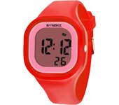 Women's Digital Watch Jelly Silicone Material SYNOKE Brand Waterproof Watch Sports Multifunction Alarms Watches Ladies