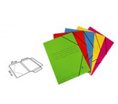 CARPETA CARTON SIMIL PRESPAN 500 GR./M2. FOLIO GOMA SOLAPA NARANJA MARIOLA 1525NA