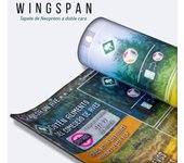 Wingspan - Tapete de Neopreno (Doble cara) en Español para el juego original y la expansión Oceanía, Maldito Games