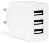 Cargador de Pared Orbegozo EN 1100 3xUSB 3.1A carga rápida compacto Cargador de pared Orbegozo EN 1100 con tres puertos USB y salida de 3.1A, ideal para cargar varios dispositivos de forma rápida y segura.