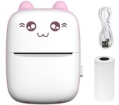 Mini Printer Portable Bluetooth Wireless Smart Label Thermal Portable Printers Stickers Paper Wireless Printers Children Gifts
