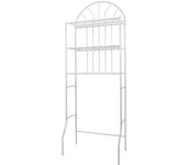 Estante de inodoro con 3 estantes, soporte de estante para lavadora, estante de inodoro, superestructura para lavadora, estante de baño