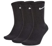 NIKE EVERYDAY COTTON CALCETINES ALTO 3 P NEG 010