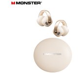Monster XKT30 Wireless Bluetooth V5.4 Headset Ear Clip Dual Mode Earphones Bass Enhancement Surround Sound Earbuds