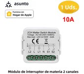 1/4 Gang Matter WIFI Smart Switch Module Automation Relay Smart Breaker Voice Control Apple Home Siri Alexa Google smarttings