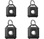 Waterproof Airtag Keychain Holder Case,Screw Full Cover Compatible with Apple AirTag Tracker Key Ring