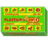 Caja 30 pastillas plastilina 50 g - verde claro jovi 7010