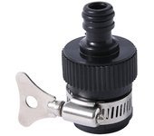 Conector Universal With Abrazadera De Metal Mango Adaptador Manguera Entrada Agua Del Grifo