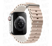 Ocean silicone strap for Apple Watch Ultra2 49mm 45mm 40mm 44mm 41mm sport bracelet for apple watch bands serie 9 8 7 6 5 4 3 SE
