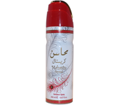 Lattafa Mahasin Crystal Desodorante Spray para Mujer - 200 Ml