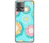 Funda Silicona Antigolpes para Motorola Edge 30 Fusion 5G diseño Flores 05 Dibujos