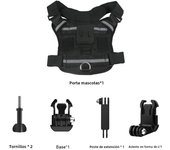 Sheingka Adjustable Sports Camera Holder Strap for Gopro Hero 12 11 10 9 8 7 6 5 4 Dog Harness Chest Strap Sports Camera Holder