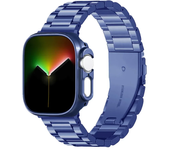 Stainless Steel Strap+Case for Apple Watch Band Ultra 2 49mm Metal Wristband Cover IWatch Series 9 8 7 45mm 41mm 44mm Bracelet