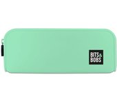 GRAFOPLAS PORTATODO SILICONA VERDE MINT PASTEL BITS&BOBS BITS&BOBS 5x20x7 Cms.