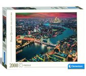 Puzzle 2000 Piezas Londres vista Aérea Támesis Clementoni